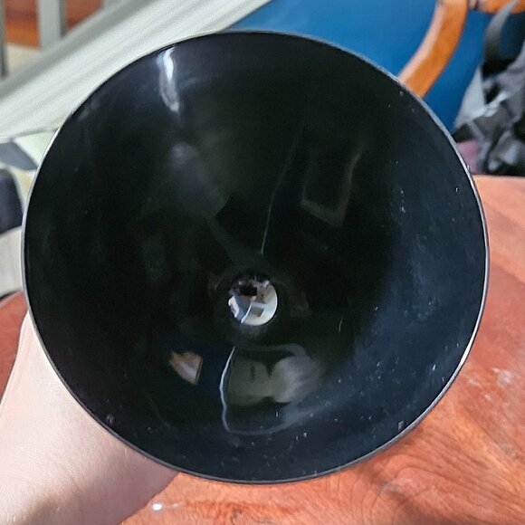 HALLOWEEN FALL METAL SCARY SKELETON HAND BLACK MARTINI WINE BAR GLASS GOBLET - Picture 9 of 9